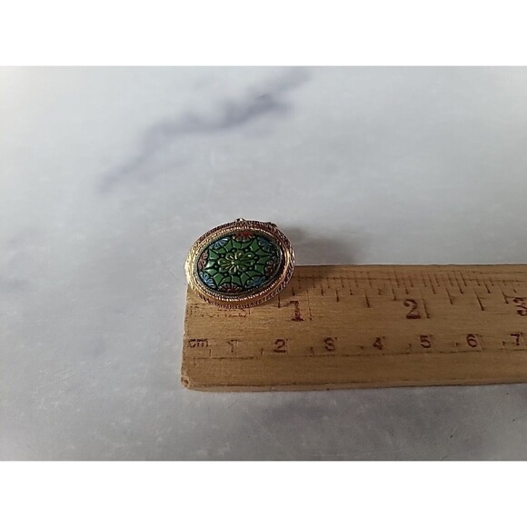 Vintage Floral Web Style Cufflinks - Picture 4 of 10